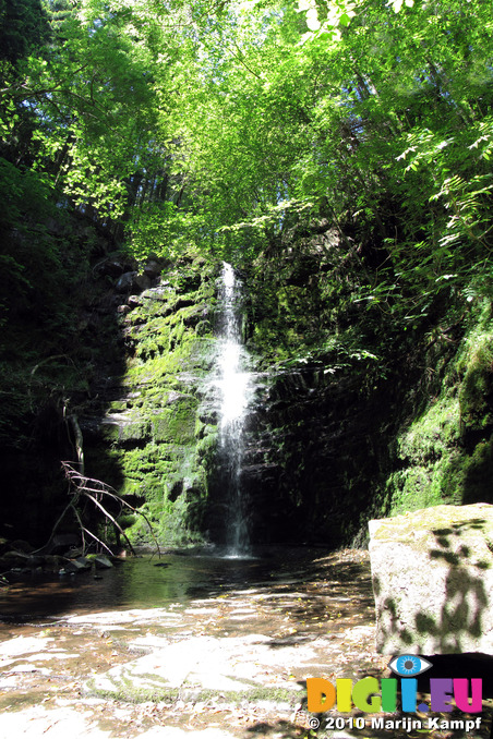 SX14763-14765 Waterfall in Nant Bwrefwr river